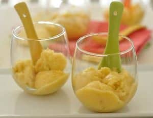 Fruity Sorbet with Ginger